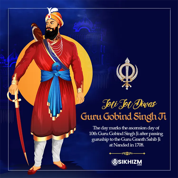 Guru Gobind Singh Ji Joti Jot Diwas 2022 - HD Image Download