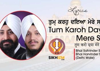 Tum Karo Daya Mere Sai Lyrics