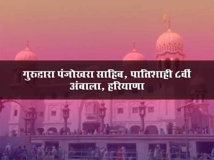 Gurudwara Panjokhra Sahib Ambala Haryana-Thumb