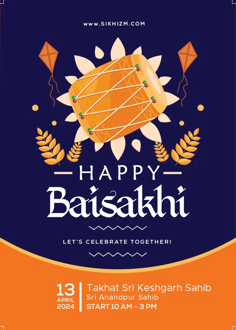 Vaisakhi 2024 Wishes Festival Celebration Image • Download