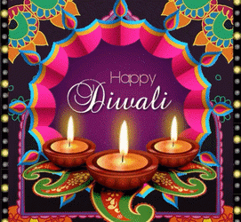Diwali Di Raat Divey Baliyan GIF WhatsApp Status Image
