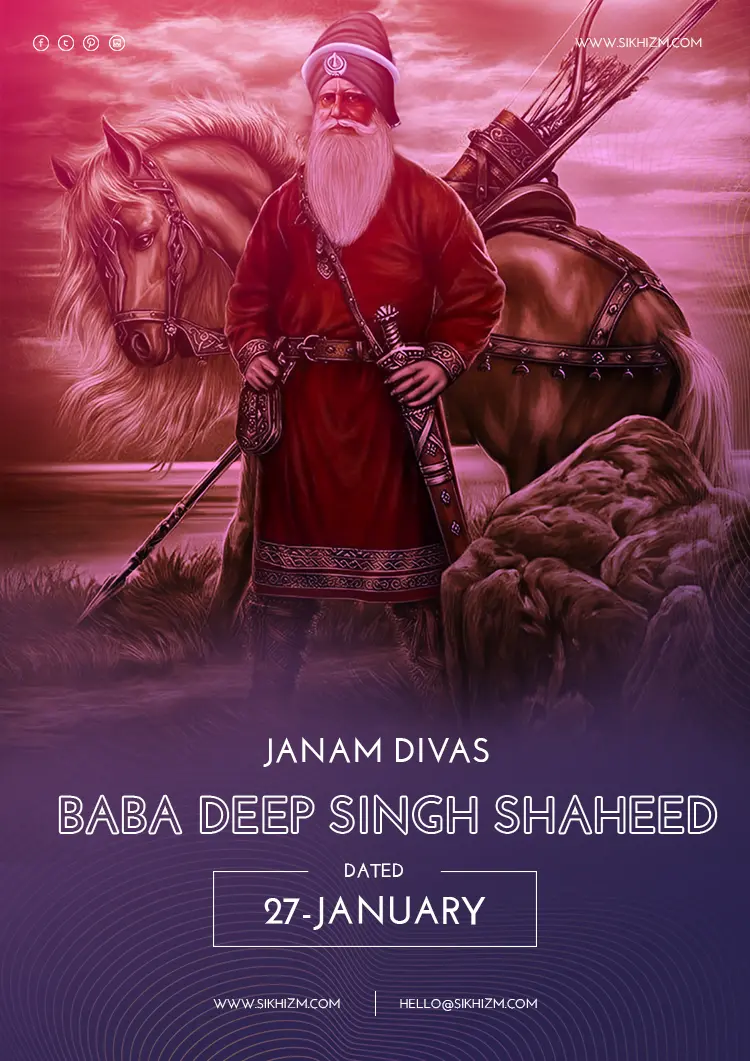 Baba Deep Singh Ji Birthday 2024 Wishes Image • Free Download