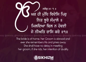 Ghar Hi Mundh Vides Pir Gurbani Quote Sikhism Wallpaper HD