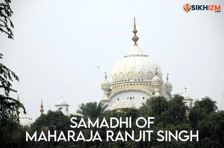 Samadhi of Maharaja Ranjit Singh - Top View