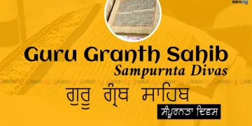 Guru Granth Sahib Sampurnta Divas Wishes Image