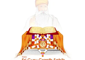 Guru Granth Sahib Pehla Parkash Purab 2025 Wishes Wallpaper