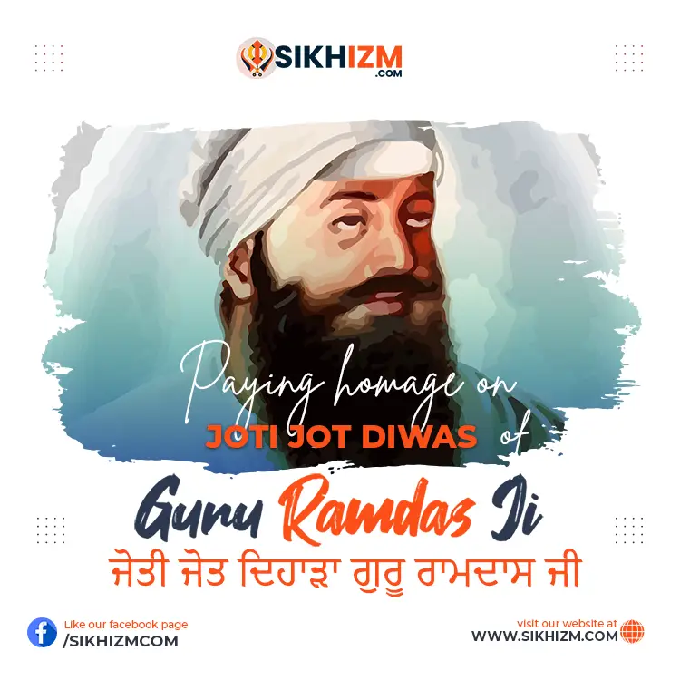 Guru Ramdas Ji Joti Jot Gurpurab 2024 Image • Free Download