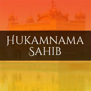 Hukamnama Sahib