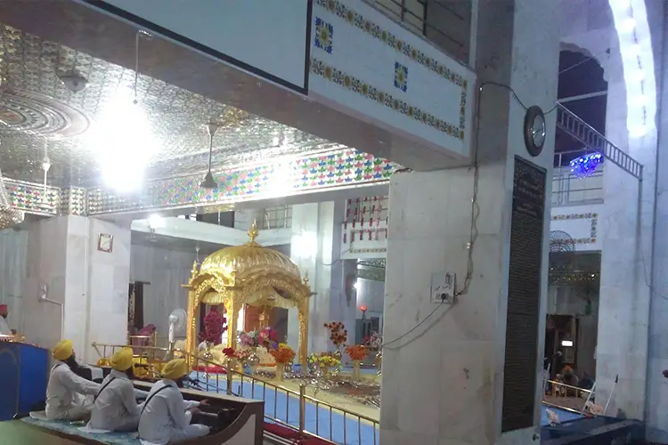 Inside of Gurudwara Panjokhra Sahib