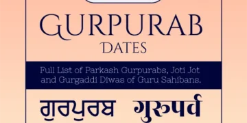 Gurpurab Dates 2025 Nanakshahi Calendar
