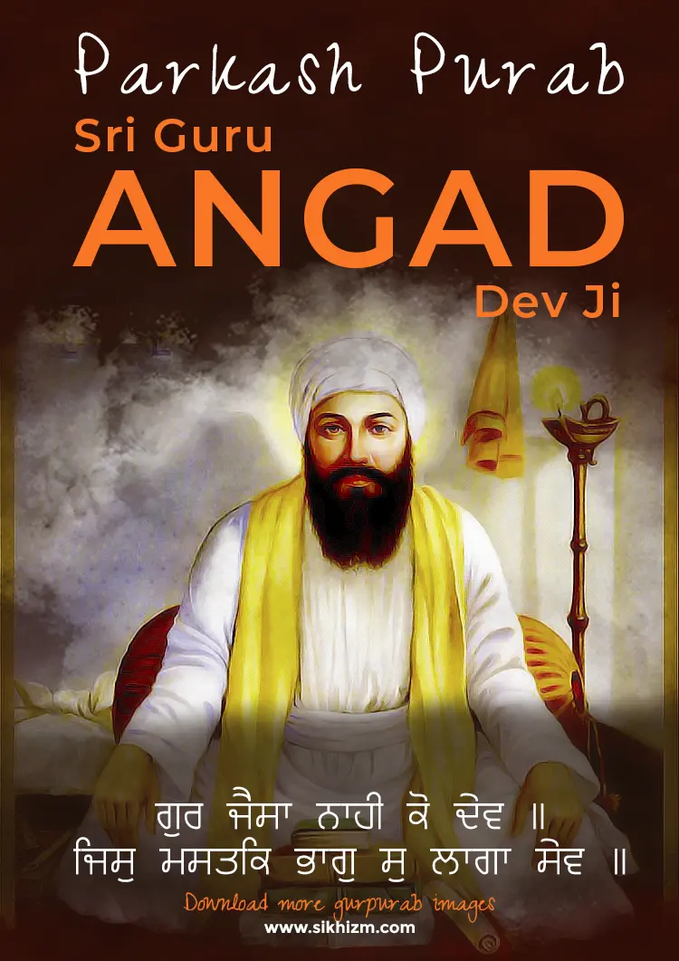Guru Angad Dev Ji Parkash Purab Wishes
