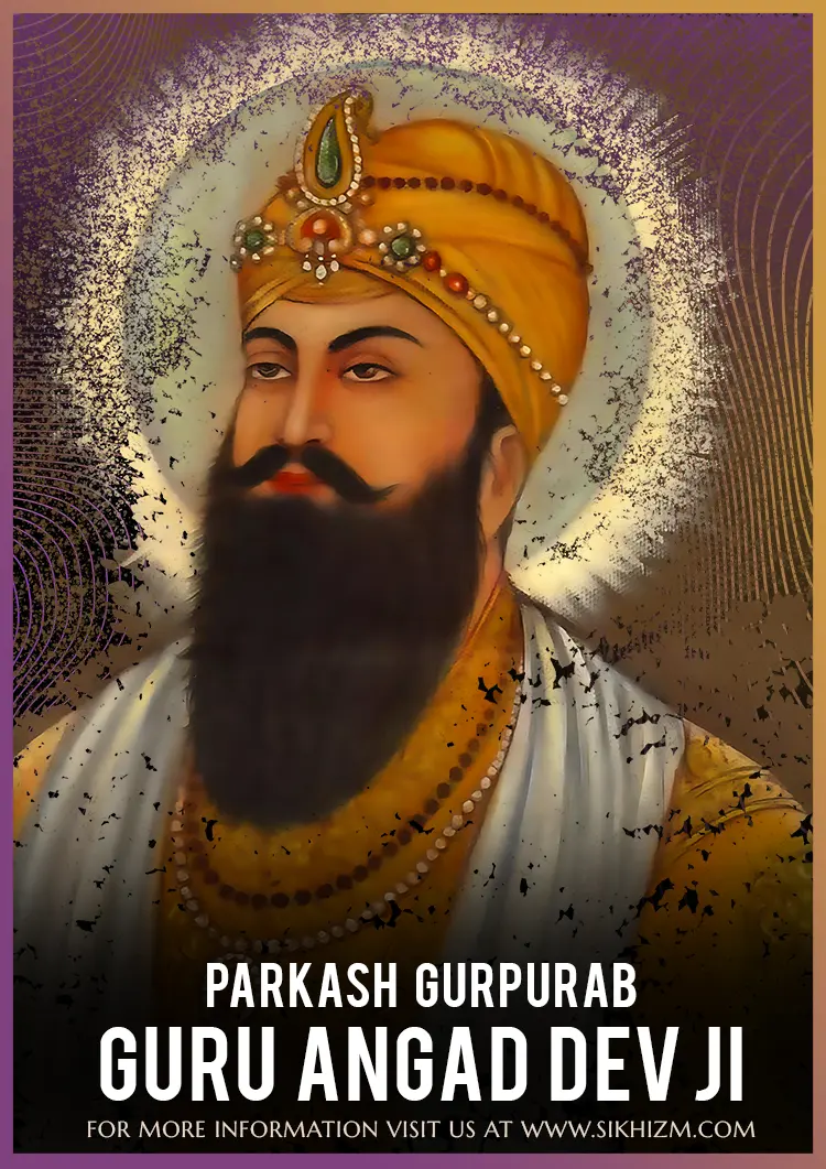 Parkash Purab Guru Angad Dev Ji Greeting Image