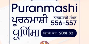 Puranmashi Dates 2025 Nanakshahi Calendar 556-557