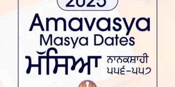 Masya Dates 2025 | Amavasya in Sikh-Hindu Calendar