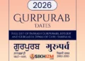 Gurpurab Dates Calendar 2026