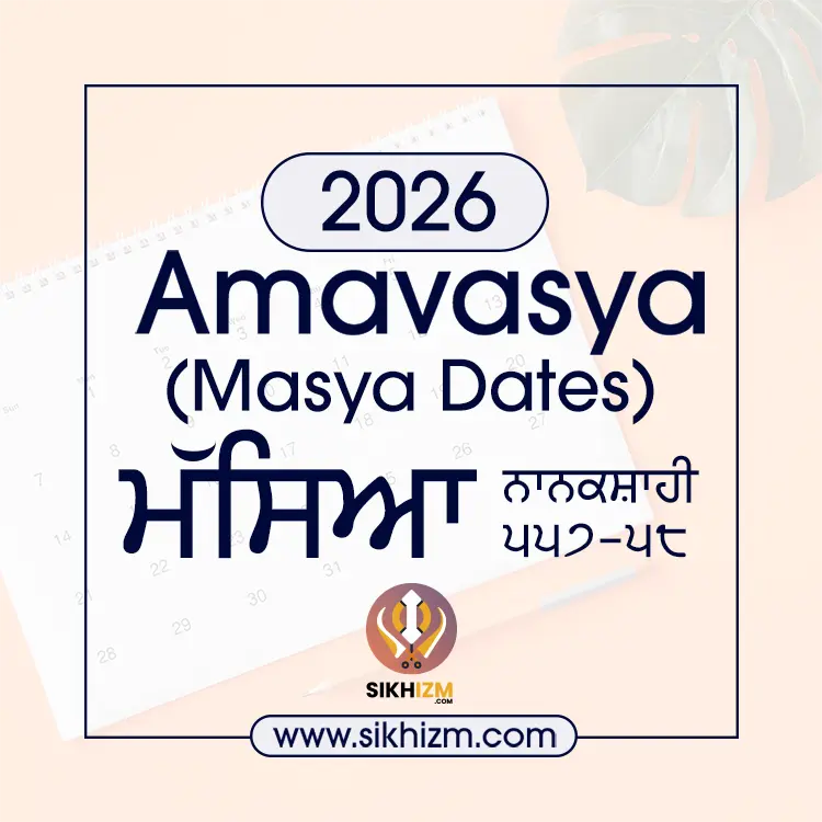 Masya Dates 2026 Amavasya in Sikh-Hindu Calendar