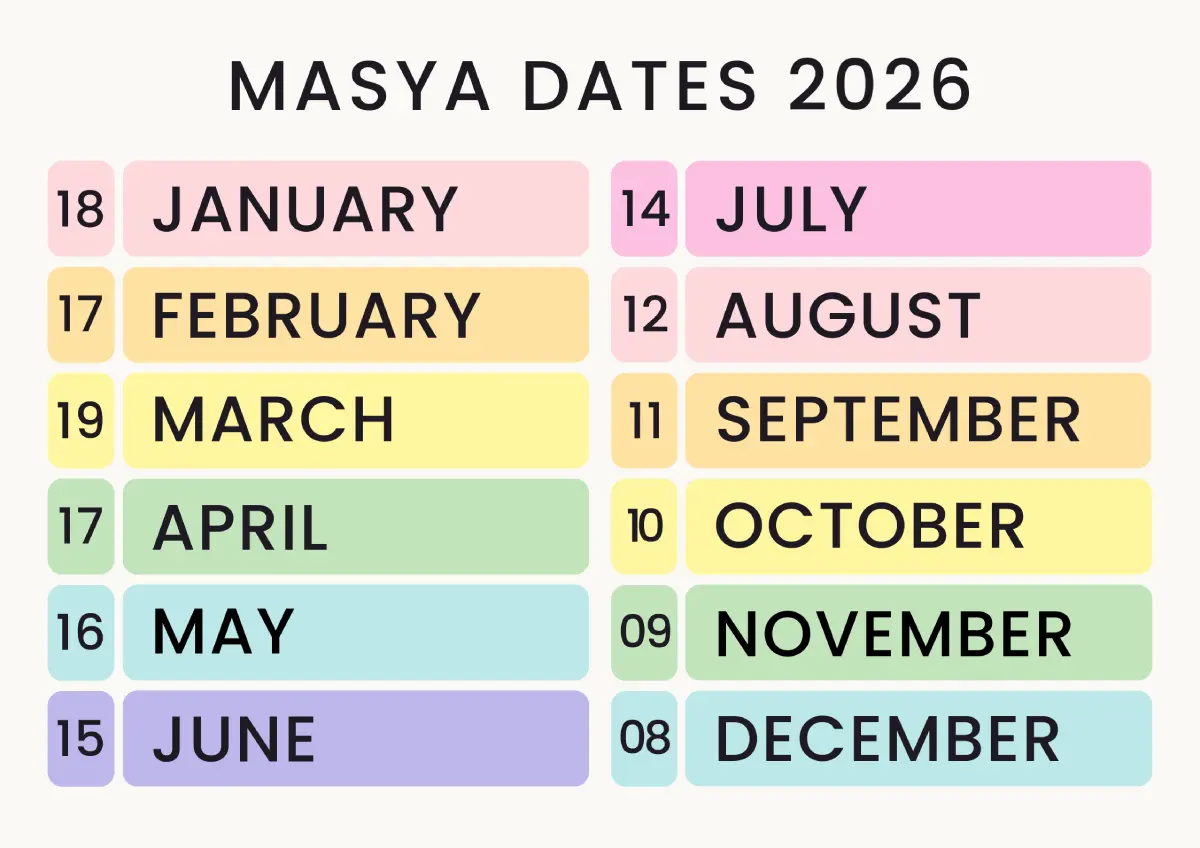 Masya Dates 2026