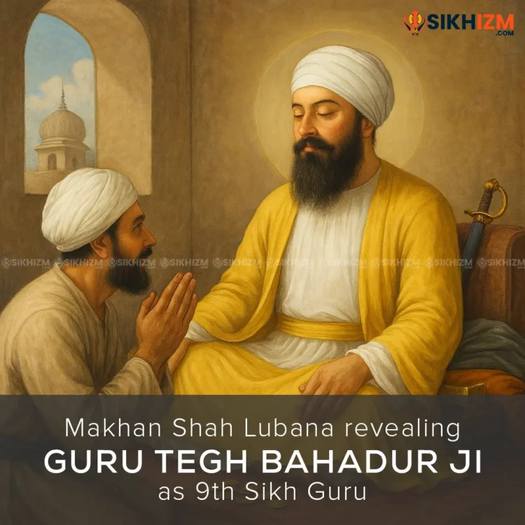 Story of Makhan Shah Lubana Revealing Guru Tegh Bahadur Ji as the 9th Guru