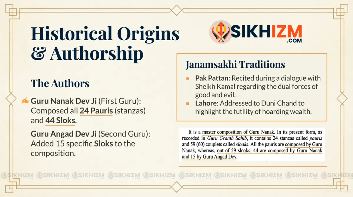 Asa_Di_Vaar_Origin_Authorship