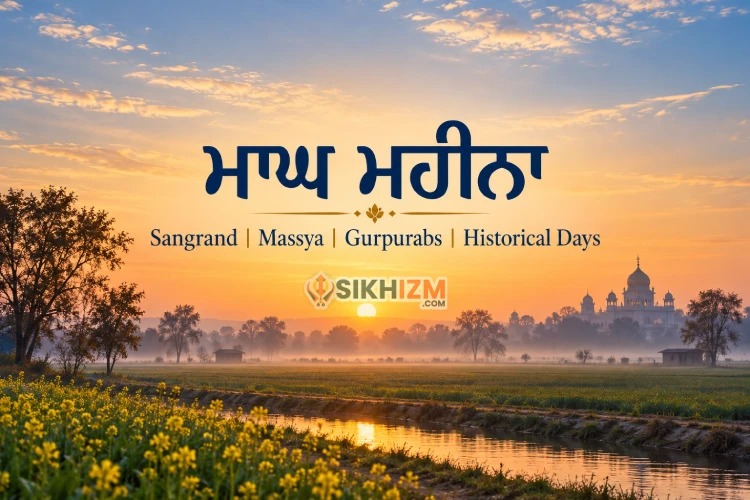 Magh Mahina 2027 (ਮਾਘ ਮਹੀਨਾ) - Dates, Gurpurabs & Historical Events
