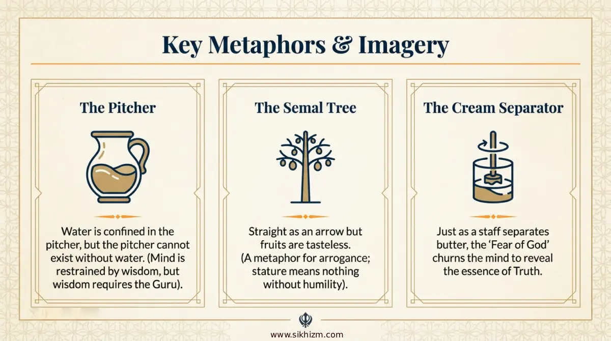 Metaphors in Asa Di Vaar