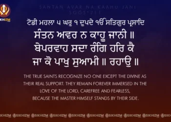 Santan Avar Na Kaahu Jani Gurbani SGGS 711