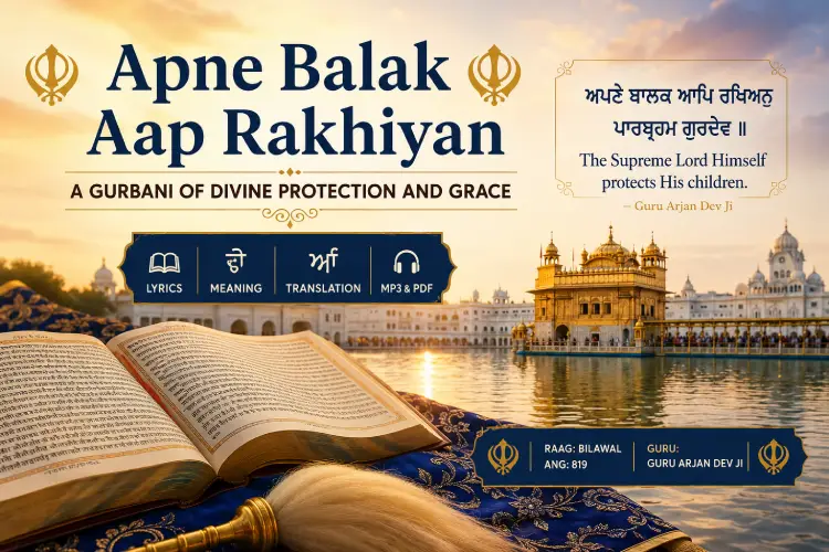 Apne Balak Aap Rakhiyan Lyrics in Punjabi, Hindi & English