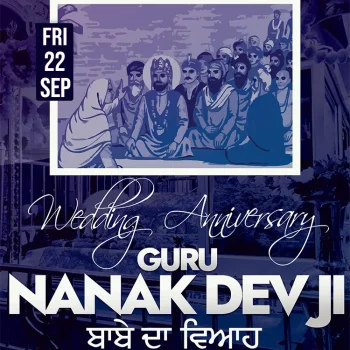 Guru Nanak Dev Ji Wedding Anniversary 2023 Image